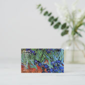 Van Gogh Irises (F608) Vintage Fine Art Business Card (Standing Front)