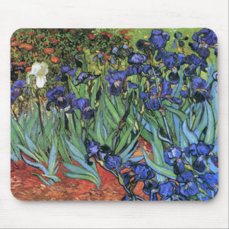 Van Gogh Irises (F608) Vintage Fine Art Mouse Pad