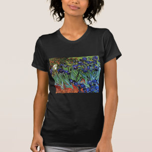 Van Gogh Irises (F608) Vintage Fine Art T-Shirt