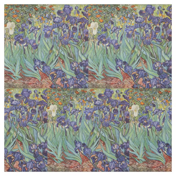 Vincent Van Gogh Irises Fabric