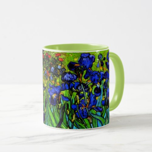 Van Gogh _ Irises famous floral painting Mug