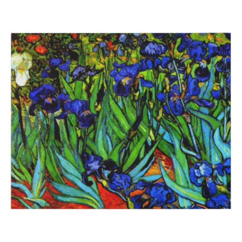 Van Gogh _ Irises Faux Canvas Print