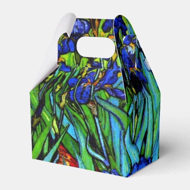 Van Gogh - Irises Favor Boxes (Front Side)