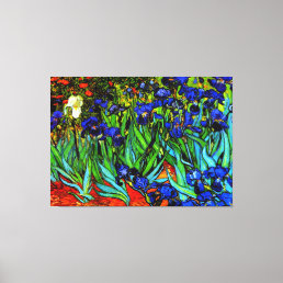 Van Gogh - Irises, fine art painting Canvas Print