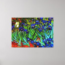 Van Gogh - Irises, fine art painting Canvas Print