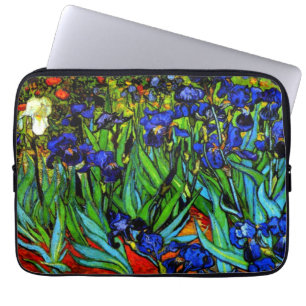 Van Gogh - Irises, floral painting, Laptop Sleeve