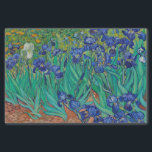 Van Gogh Irises Floral Painting Tissue Paper<br><div class="desc">Vincent Van Gogh  (30 March 1853 – 29 July 1890) was an influential Dutch post-impressionist painter.  This artwork is called Irises.</div>
