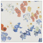 Van Gogh Irises Floral Pattern Fabric