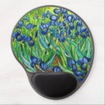 Van Gogh Irises Gel Mouse Pad<br><div class="desc">Gel Mouse Pad featuring Vincent van Gogh’s oil painting Irises (1889). Inspired during his stay at an asylum,  this still life depicts beautiful blue irises in different shades. A great gift for fans of Post-Impressionism and Dutch art.</div>