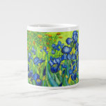 Van Gogh Irises Giant Coffee Mug<br><div class="desc">Coffee Mug featuring Vincent van Gogh’s oil painting Irises (1889). Inspired during his stay at an asylum,  this still life depicts beautiful blue irises in different shades. A great gift for fans of Post-Impressionism and Dutch art.</div>