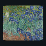 Van Gogh Irises Glass Cutting Board<br><div class="desc">This cutting board is a must have for all art lovers as well as food lovers!  With its beautiful,  artistic design,  the Vincent Van Gogh Irises cutting board is the perfect gift for any art lover.</div>