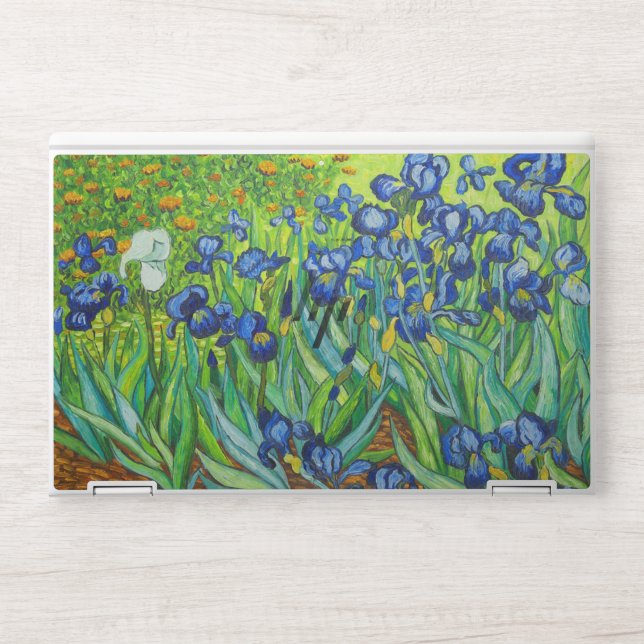 Van Gogh Irises HP Laptop Skin (Front)