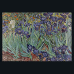 Van Gogh Irises Impressionist Painting Cutting Board<br><div class="desc">Vincent Van Gogh Irises at Saint Remy - Irises by Vincent Van Gogh is a wonderful impressionistic painting by one of the master impressionism artists of all time. The iris garden is swirling with color and emotion, as the purple irises flow up from their blue green stems and leaves. There...</div>