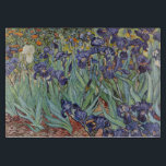 Van Gogh Irises Impressionist Painting Cutting Board<br><div class="desc">Vincent Van Gogh Irises at Saint Remy - Irises by Vincent Van Gogh is a wonderful impressionistic painting by one of the master impressionism artists of all time. The iris garden is swirling with color and emotion, as the purple irises flow up from their blue green stems and leaves. There...</div>