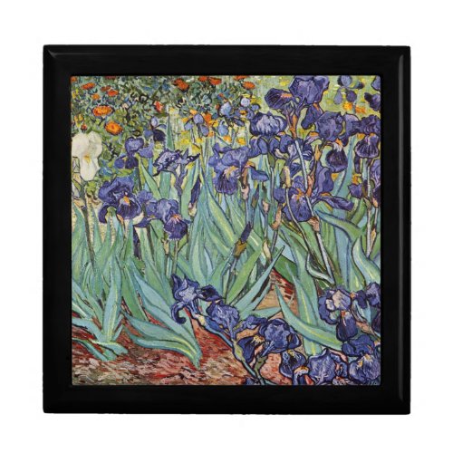 Van Gogh Irises Impressionist Painting Gift Box