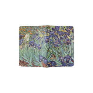 Van Gogh Irises Impressionist Painting Passport Holder