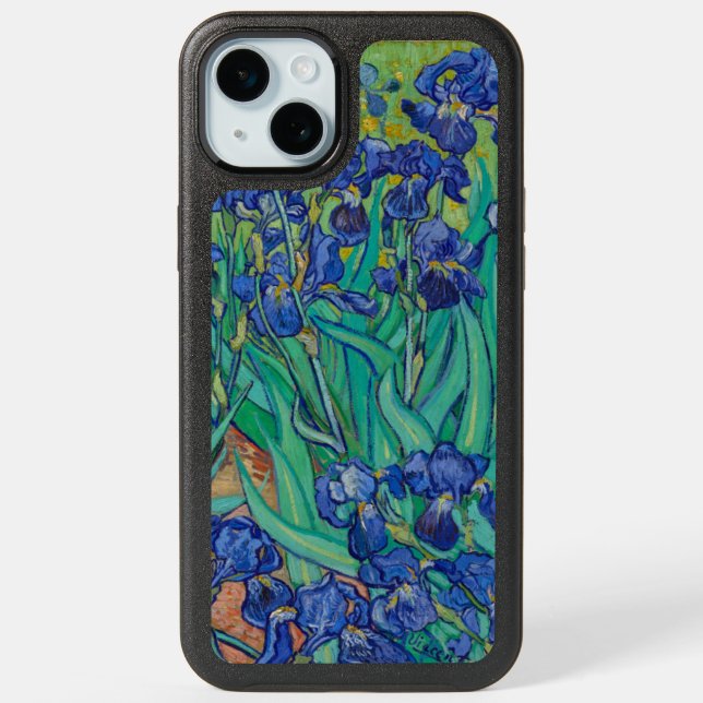 Van Gogh Irises iPhone 15 Plus Case (Back)