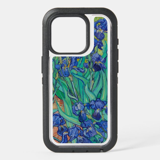 Van Gogh Irises iPhone 15 Pro Case (Back)