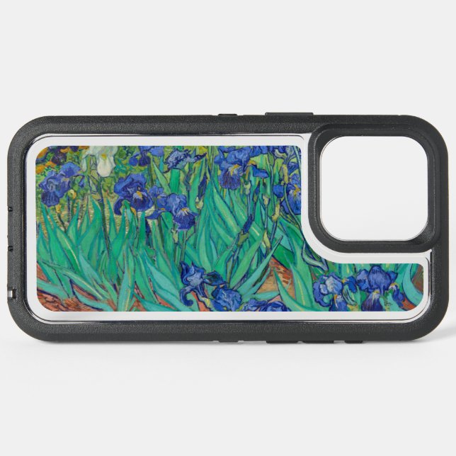Van Gogh Irises iPhone 15 Pro Max Case (Back Horizontal)