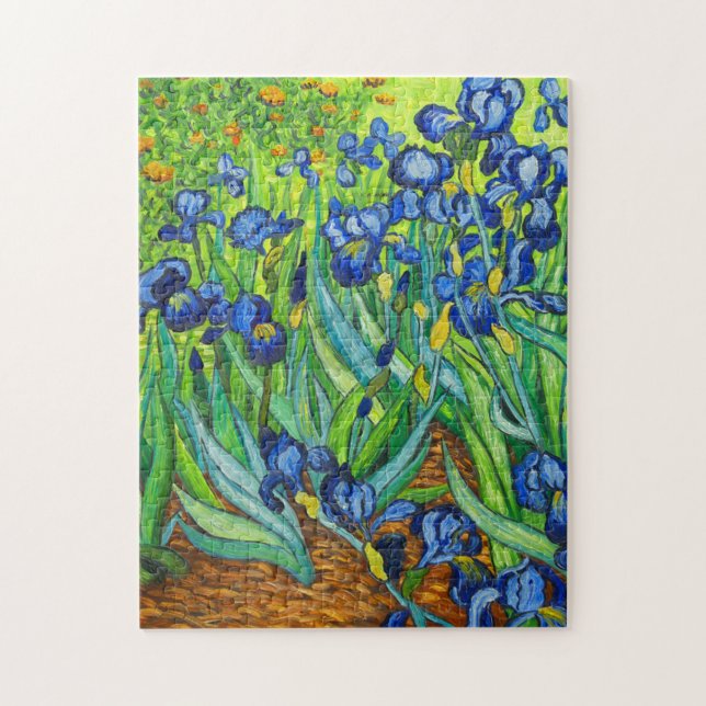 Van Gogh Irises Jigsaw Puzzle (Vertical)