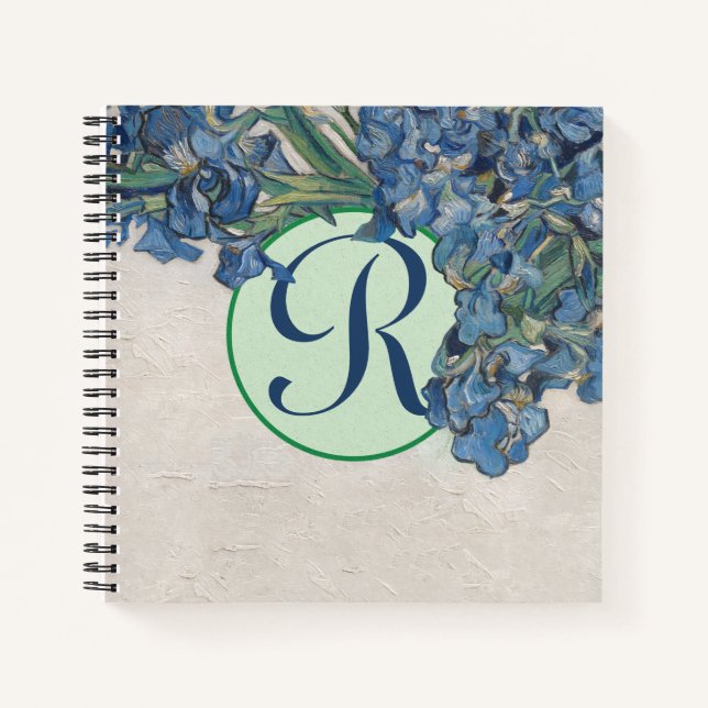 Van Gogh Irises Notebook (Front)