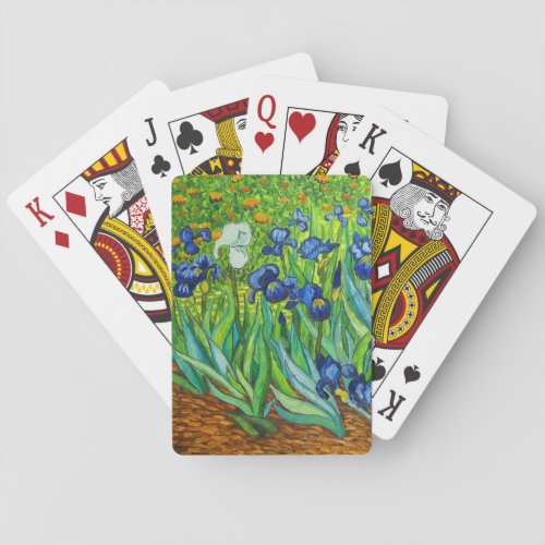 Van Gogh Irises Poker Cards