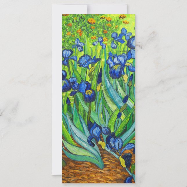 Van Gogh Irises Save The Date (Front)