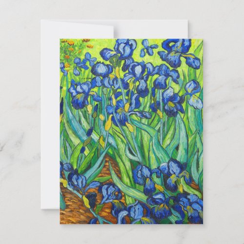 Van Gogh Irises Save The Date