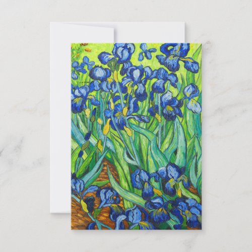 Van Gogh Irises Save The Date