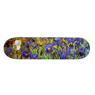 Van Gogh: Irises Skateboard Deck