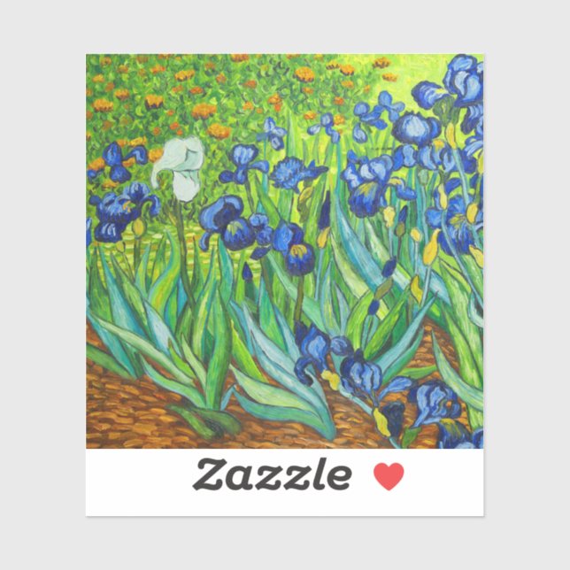 Van Gogh Irises Sticker (Sheet)