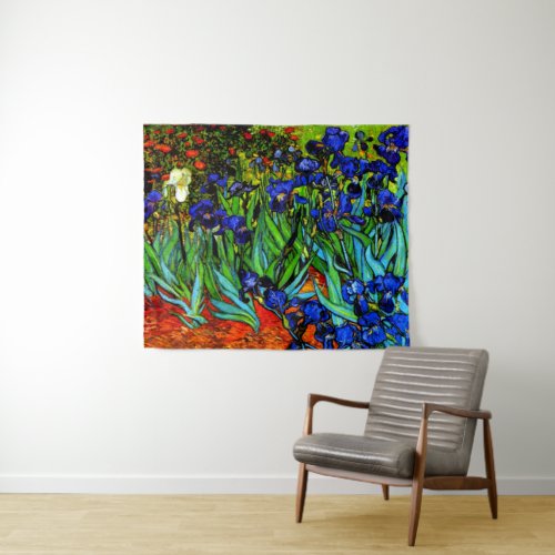 Van Gogh _ Irises Tapestry