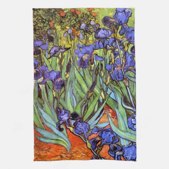 Van Gogh: Irises Towel (Vertical)