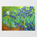 Van Gogh Irises Window Cling<br><div class="desc">Window Cling featuring Vincent van Gogh’s oil painting Irises (1889). Inspired during his stay at an asylum,  this still life depicts beautiful blue irises in different shades. A great gift for fans of Post-Impressionism and Dutch art.</div>