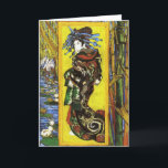 Van Gogh Japonaiserie Oiran Greeting Card<br><div class="desc">Van Gogh Japonaiserie Oiran greeting card. Oil painting on canvas from 1887. Japonaiserie Oiran is Van Gogh’s beautiful depiction of a Japanese oiran in the style of Kesai Eisen. The oiran were courtesans who wore ornate costumes and served as entertainers performing music and tea ceremonies. Van Gogh’s Oiran wears a...</div>