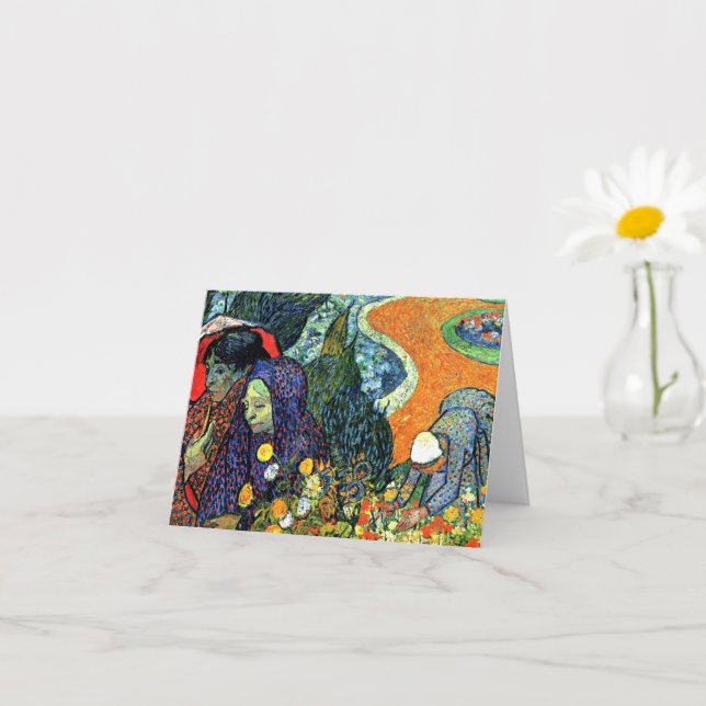 Van Gogh - Ladies of Arles, Card (Small Plant)
