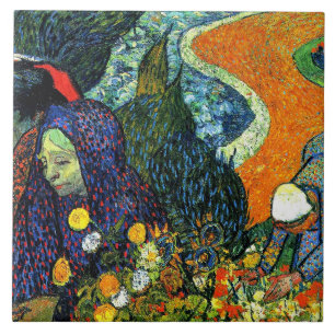 Van Gogh - Ladies of Arles, Ceramic Tile