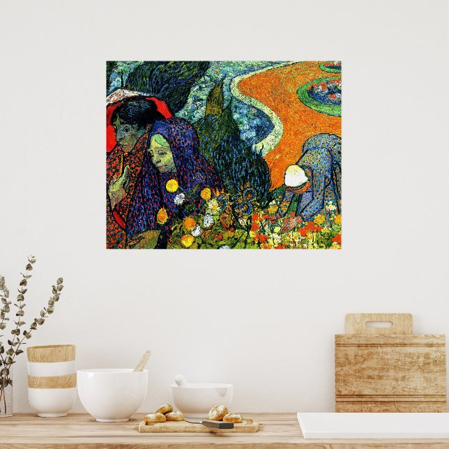Van Gogh - Ladies of Arles, Poster (Kitchen)
