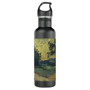 Van Gogh Landscape at Twilight Water Bottle