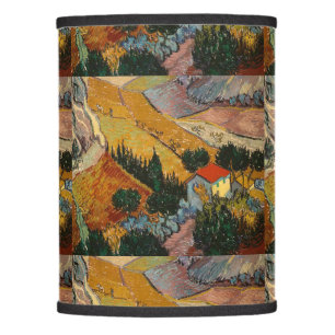 Van Gogh Landscape with House and Ploughman Lamp Shade