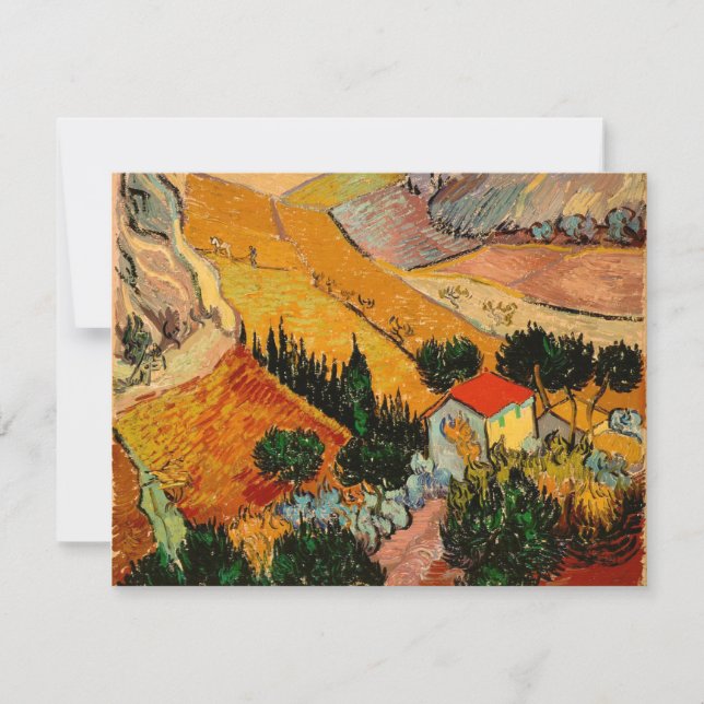 Van Gogh - Landscape with Houses Card (Front)