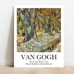Van Gogh Large Plane Trees Poster