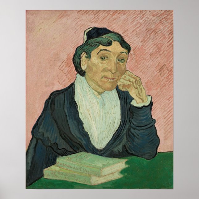 Van Gogh - L'Arlesienne (Madame Ginoux) 1890 Poster (Front)