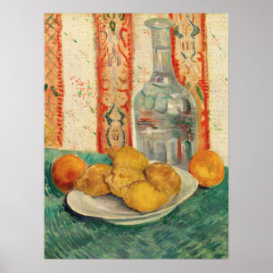 Van Gogh Lemons and Carafe Still Life Art Poster