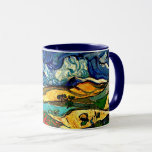 Van Gogh - Les Alpilles Mountain Landscape Mug<br><div class="desc">Vincent van Gogh's famous painting,  Les Alpilles Mountain Landscape.</div>