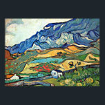 Van Gogh - Les Alpilles Mountain Landscape Poster<br><div class="desc">Vincent van Gogh painting,  Les Alpilles Mountain Landscape,  poster.</div>