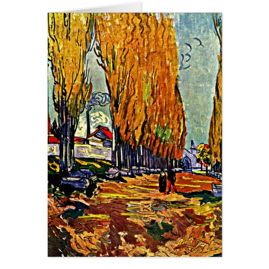 Van Gogh - Les Alyscamps Cards (Front)