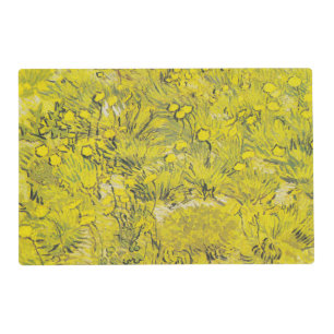 Van Gogh Meadow - Bright Yellow Wildflowers Placemat