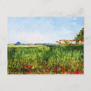 Van Gogh - Meadow with Poppies Postcard