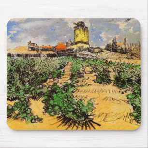 Van Gogh Mill of Alphonse Daudet at Fontevielle Mouse Pad